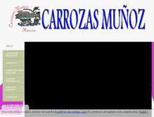 Tablet Screenshot of carrozasmunoz.com